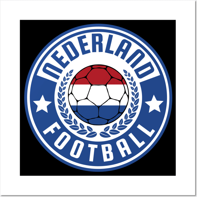 Nederland Football Wall Art by footballomatic